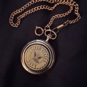 NAVY POCKET WATCH
